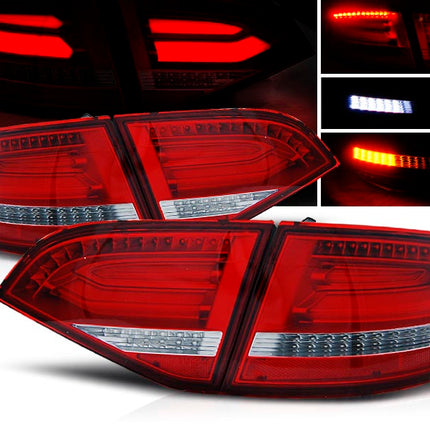 Audi A4 B8 2008-2011 Fanali Posteriori LED Rosso Bianco Avant