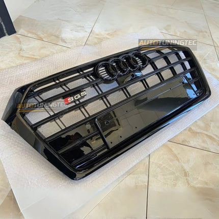 Mascherina Nero Lucido SQ5 Look Audi Q5 FY 2016-2020 Calandra Griglia Anteriore