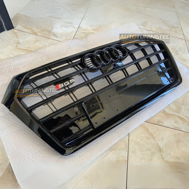 Mascherina Nero Lucido SQ5 Look Audi Q5 FY 2016-2020 Calandra Griglia Anteriore