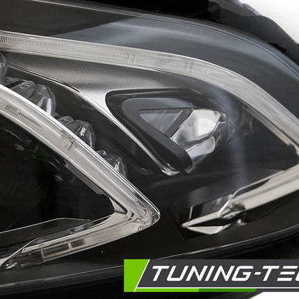 Mercedes E W212 S212 2013-2016 Fari Anteriori Full LED Nero