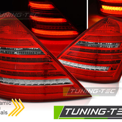 Mercedes S W221 2005-2009 Fanali Posteriori LED Rosso Bianco sequenziali
