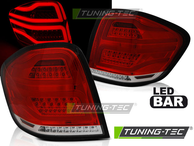 Mercedes W164 2005-2008 Classe M Fanali Posteriori Led Rosso Bianco