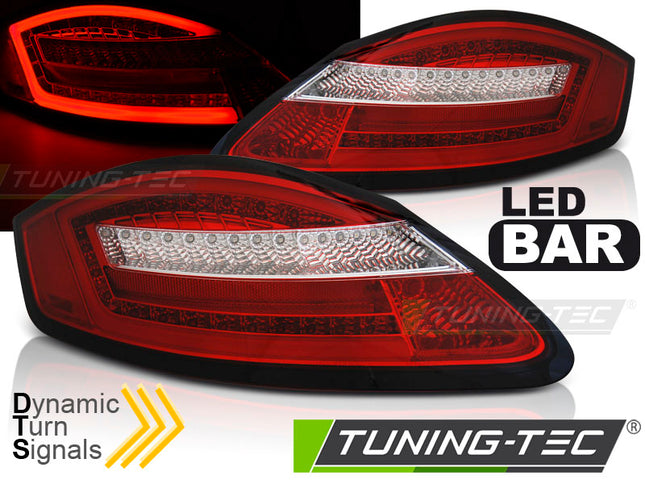 Porsche 987 Boxster-Cayman 05-08 Fanali Posteriori LED Rosso Bianco