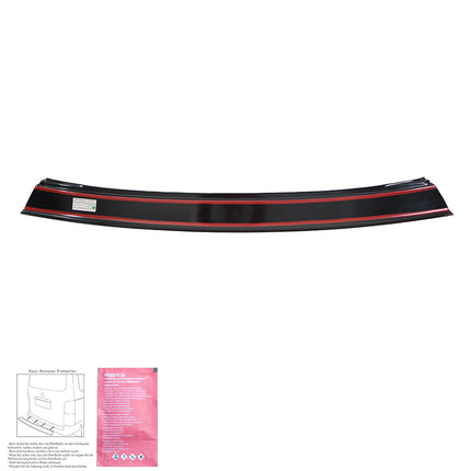 Protezione Paraurti Posteriore per VW Transporter T5.1 2010-2015 (Nero Lucido)