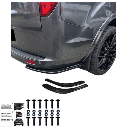 Splitter Laterali Posteriori per Ford Transit Custom MK1 2012-2022