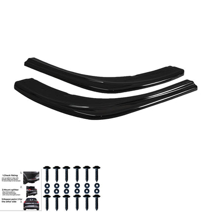 Splitter Laterali Posteriori per Ford Transit Custom MK1 2012-2022