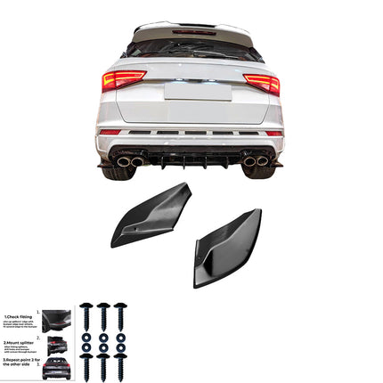Splitter Laterali Posteriori per Cupra Ateca MK1 2018+