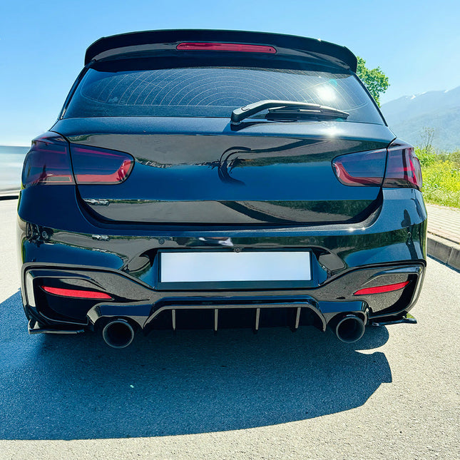Splitter Laterali Posteriori per BMW Serie 1 F20 / F21 M-Power Facelift 2015-2019
