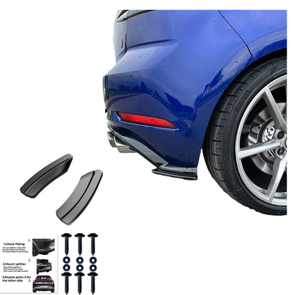 Splitter Laterali Posteriori per VW Golf MK7.5 R 2017-2020