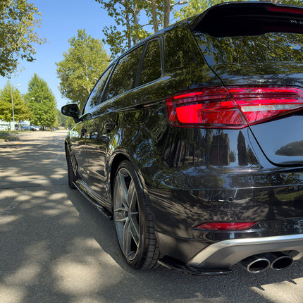 Splitter Laterali Posteriori per Audi S3 Sportback 8V Facelift 2016-2019