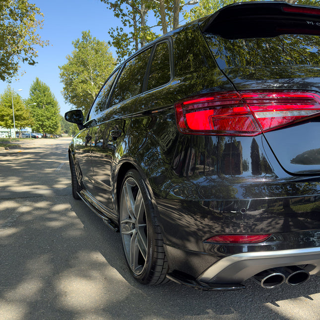 Splitter Laterali Posteriori per Audi S3 Sportback 8V Facelift 2016-2019