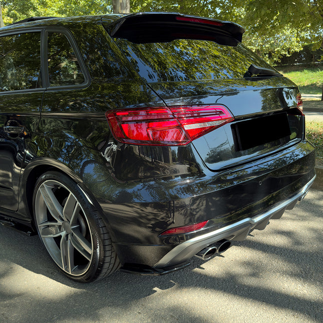 Splitter Laterali Posteriori per Audi S3 Sportback 8V Facelift 2016-2019