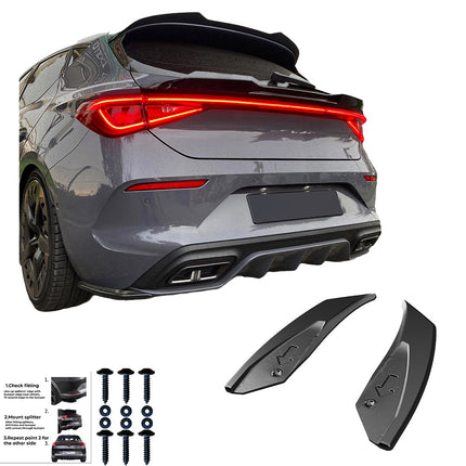 Splitter Laterali Posteriori per Cupra Leon 2020+