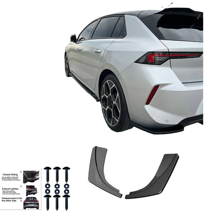Splitter Laterali Posteriori per Opel Astra L 2020+