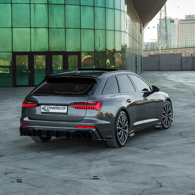 Splitter Laterali Posteriori per Audi S6 C8 / C8 Facelift (Berlina / Avant) 2019+