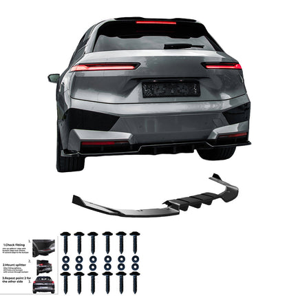 Splitter Centrale Posteriore per BMW iX M-Pack i20 2021+