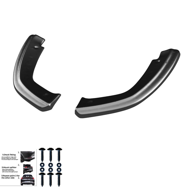 Splitter Laterali Posteriori per Audi SQ5 / Q5 S-Line MK2 2017-2020
