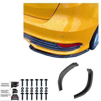 Splitter Laterali Posteriori per Ford Focus ST MK3 Facelift 2015-2018
