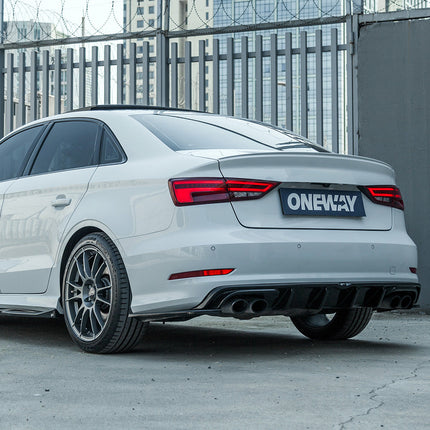 Splitter Laterali Posteriori per Audi S3 8V Berlina 2013-2016