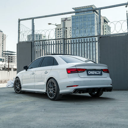 Splitter Laterali Posteriori per Audi S3 8V Berlina 2013-2016