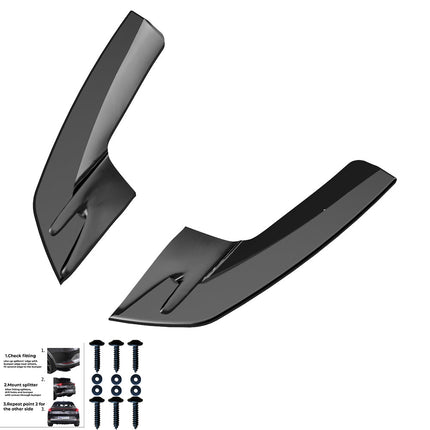Splitter Laterali Posteriori per Audi S3 8V Berlina 2013-2016