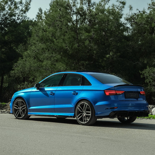 Splitter Laterali Posteriori per Audi S3 8V Berlina 2013-2016 V2