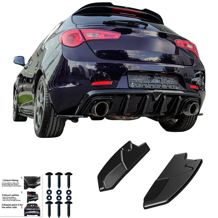Splitter Laterali Posteriori per Alfa Romeo Giulietta 2010-2020