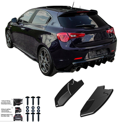 Splitter Laterali Posteriori per Alfa Romeo Giulietta 2010-2020