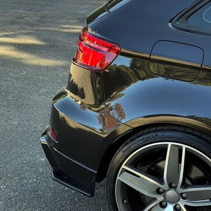 Splitter Laterali Posteriori per Audi S3 Sportback 8V Facelift 2016-2020
