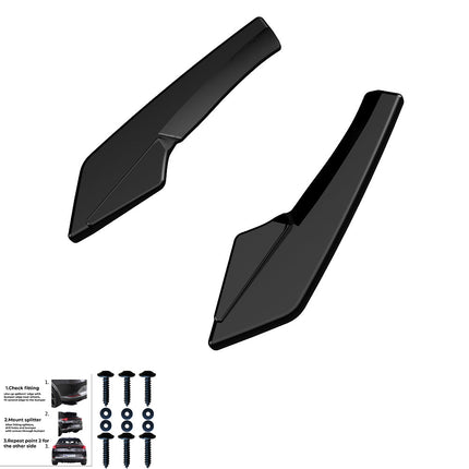 Splitter Laterali Posteriori per Audi S3 Sportback 8V Facelift 2016-2020