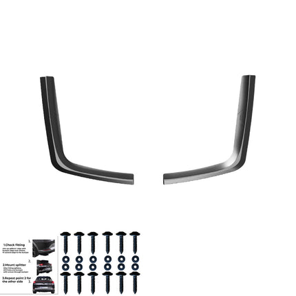 Splitter Laterali Posteriori per VW Transporter T7 2024+ / Ford Transit Custom MK2 2023+