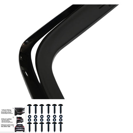Splitter Laterali Posteriori per VW Transporter T7 2024+ / Ford Transit Custom MK2 2023+