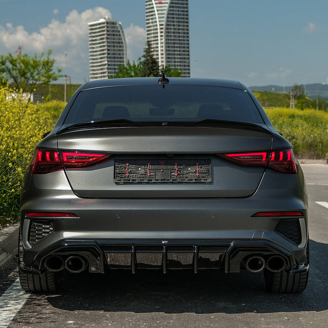 Splitter Laterali Posteriori per Audi S3 / A3 S-Line 8Y (Berlina) 2020-2024
