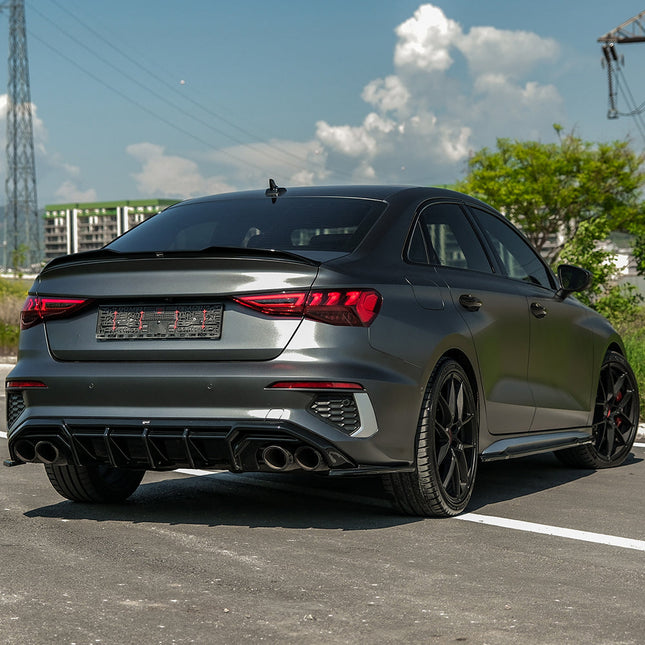Splitter Laterali Posteriori per Audi S3 / A3 S-Line 8Y (Berlina) 2020-2024