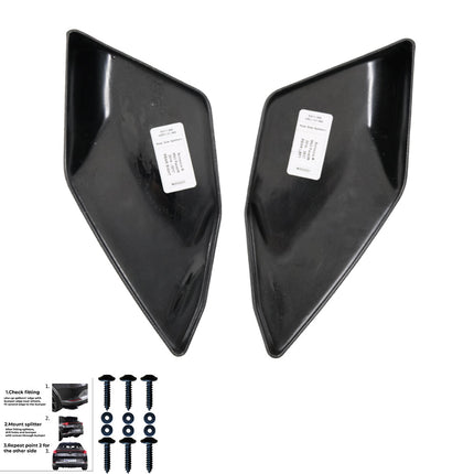Splitter Laterali Posteriori per VW Scirocco R MK3 Facelift 2014-2017