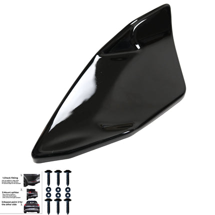 Splitter Laterali Posteriori per VW Scirocco R MK3 Facelift 2014-2017