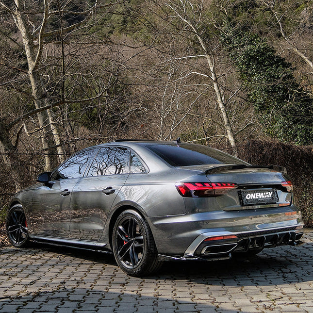 Splitter Laterali Posteriori per Audi A4 S-Line B9 Facelift 2019-2024
