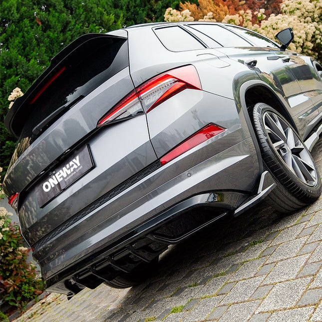 Splitter Laterali Posteriori per Škoda Kodiaq Sportline MK1 Pre-Facelift / Facelift 2021-2023