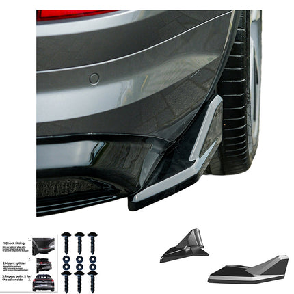 Splitter Laterali Posteriori per Škoda Kodiaq Sportline MK1 Pre-Facelift / Facelift 2021-2023