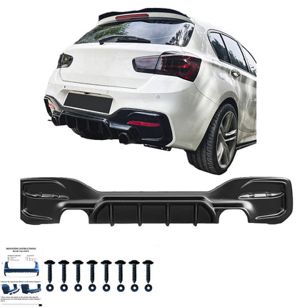 Diffusore Posteriore per BMW Serie 1 F20 / F21 Facelift M-Power 2015-2019
