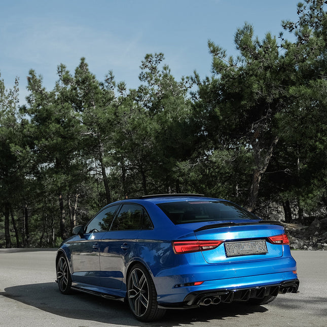 Diffusore Posteriore per Audi S3 Berlina 8V Facelift 2016-2020