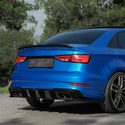Diffusore Posteriore per Audi S3 Berlina 8V Facelift 2016-2020