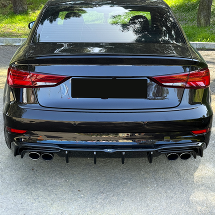 Diffusore Posteriore per Audi S3 Berlina 8V Facelift 2016-2020