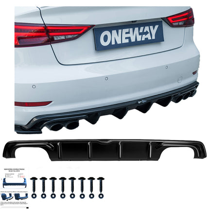 Diffusore Posteriore per Audi S3 Berlina 8V 2013-2016