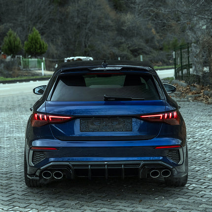 Diffusore Posteriore per Audi S3 / A3 S-Line Berlina / Sportback 8Y 2020-2024