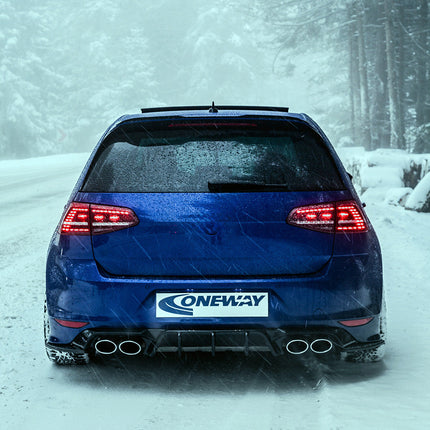 Diffusore Posteriore per VW Golf MK7 R 2013-2016