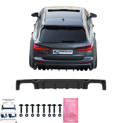 Diffusore Posteriore per Audi S6 C8 / C8 Facelift (Berlina / Avant) 2019+