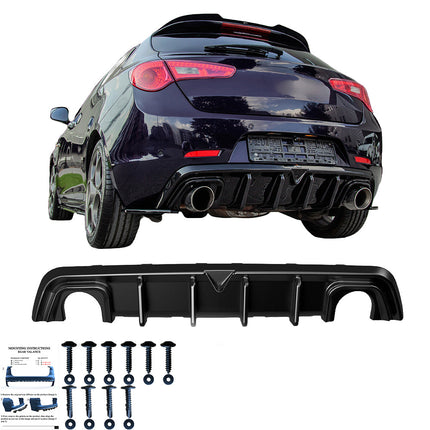 Diffusore Posteriore per Alfa Romeo Giulietta 2010-2020 V2