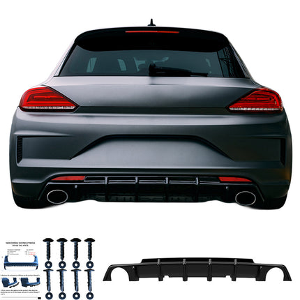 Diffusore Posteriore per VW Scirocco R MK3 Facelift 2014-2017