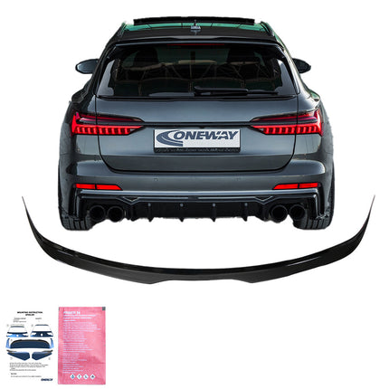 Spoiler Tetto per Audi S6 C8 / C8 Facelift (Berlina / Avant) 2019+